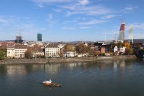 Rhein mit Münsterfähre